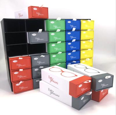 China No MOQ 2020 Glasses Packaging Cardboard Display Set Including 30 Boxes Cases for sale