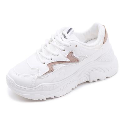 China Fashion/White Fashion Runner Sepatu Sneakers Women Comfortable/Durable/Breathable/Flexible OEM China/Single Thick Comfortable/Durable/Breathable/Flexible Private Label Wholesale Platform OEM Tenis Mujer Feminino for sale