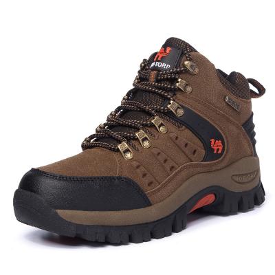 China Customized Professional Outdoor Cowhide Waterproof/Comfortable/Wear-Resisting/Breathable Waterproof/Comfortable/Wear-Resistance/Breathable Support Sepatu Gunung Leather Men Men Waterproof Trekking Shoes Hiking for sale