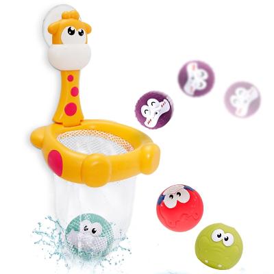 China Bath Toy Kids Bathroom Shooting Game Toys Animal Bath Toy Nets Toys for sale