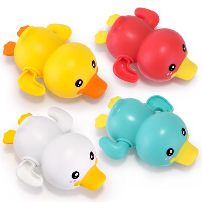 China Bath Toy Kids Bath Toy Children's Cartoon Animals Shape Bath Toys Baby Bath Toy Cute Duck for sale