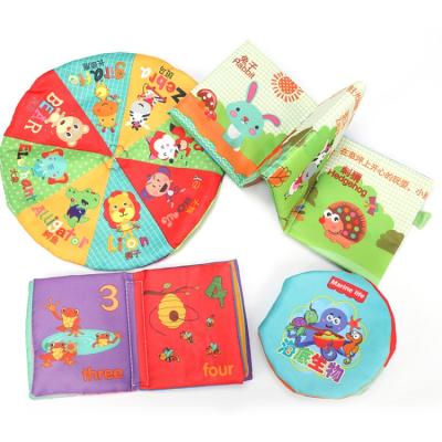 China XST Cognize Baby's Education Toy Intelligence Development Cloth Bed Book Set Soft Cloth Book 1102 for sale