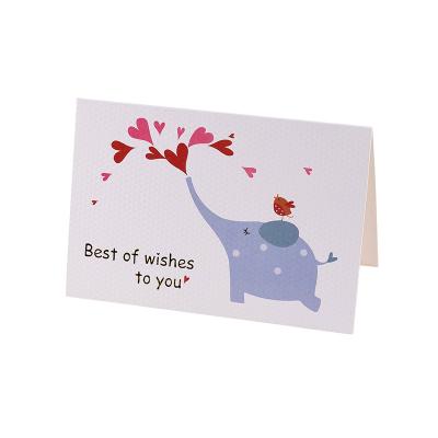 China Europe valentine birds i love you moon cats heart pattern love confession best wishes to you dating invitation greeting card for sale