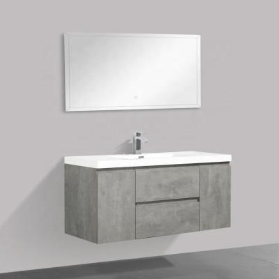 China PA Waterproof Wholesale Hotel Mirror Wall Mount Custom Bathroom Vanity Units for sale