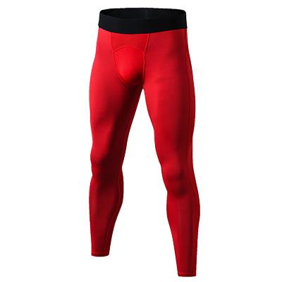 China New Arrival Polyester And Spandex Material Mens Breathable Compression Fitness Pants for sale