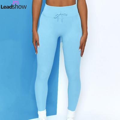 China Breathable Fitness High Wiast Seamless Yoga Leggings Butt Lifting Sportswear Gym Pants Srunch Butt Gaiters for sale