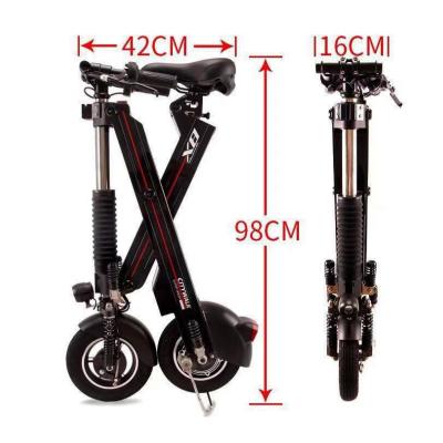 China Factory Wholesale Price Unisex Foldable Mini Electric Two Wheel Scooter for Adult for sale