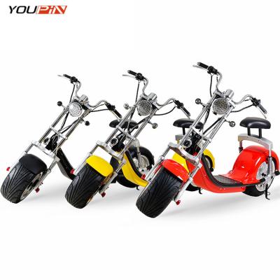 China Best price electric scooter 50km/h unisex citycoco fat wheel electric motorcycle scooter for sale