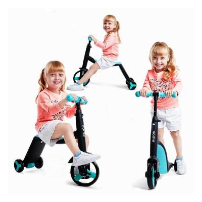 China 1-6 Years Nadle Kids Scooters Three Wheel Tricycle Baby 3 In 1 Balance Bike Ride On Toys Kids Bike for sale