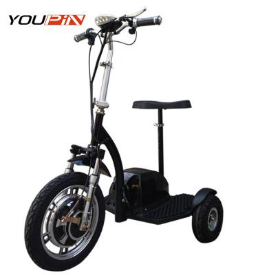 China China 500W Three Wheels Passenger Folding Cheap Foldable Electric Mobility Motorcycle Scooter Tricycles For Adults for sale