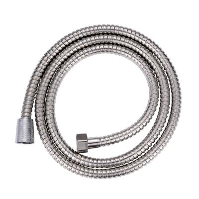 China Modern 1.2m Pvc Stainless Steel Flexible Shower Head Flexible White 1.5m Hose for sale