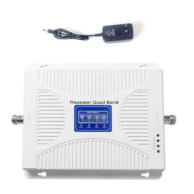 China Mobile Signal 3g 4g Repeater Booster 4 Band 900 1800 2100 2600 GSM/3G 2g/3g/4g 210*190*30mm for sale