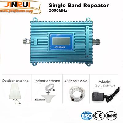 China 4G LTE 2600 Cellular Signal Booster B7 FDD 2600 Repeater Amplifier 4G Repeater Antenna 197*110*25mm for sale