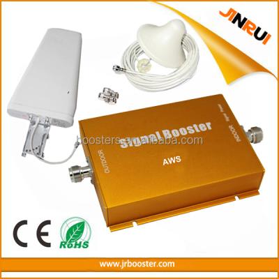 China Mobile Phone Repeater 4G 3G AWS Signal Repeater 1700mhz Booster LTE UMTS 3g 4g Repeater 135*105*26mm for sale