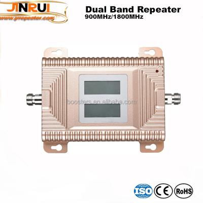 China 900/1800 MHz 2G 4G cell phone repeater signal dual band 135*105*26mm cellular booster signal GSM mobile repeater for sale