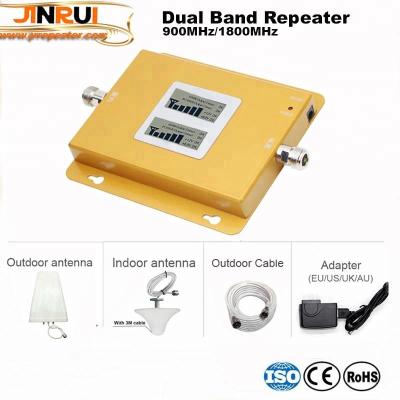 China GSM DCS Repeater 900 Signal Booster 1800 2g/3g/4g For Vodafone 135*105*26mm for sale