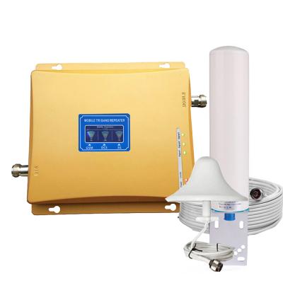 China 900 1800 2100 2G 3G 4G LTE Triband Mobile Phone Signal Booster/Repeater/Amplifier 210*190*30mm for sale