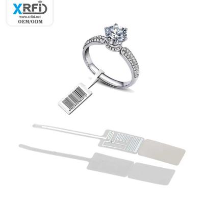 China 13.56MH 860-960MHz Anti Theft UHF RFID Tag Sticker Viable Reusable Small Size Waterproof Jewelry Safe Security Management for sale