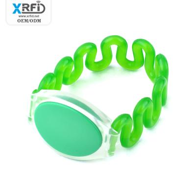 China High Quality Waterproof/Waterproof ABS 13.56mhz 1K RFID Wristband Smart Tag For Running Watch Running Tag for sale