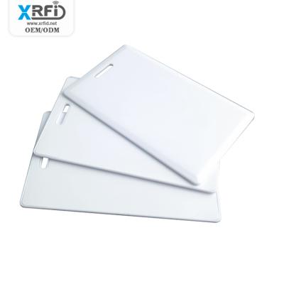 China Waterproof/waterproof clamshell rfid cards access control card XRFID OEM 125khz 13.56mhz TK4100 access control card for sale