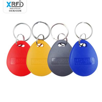 China Factory 125 KHz RFID Proximity Waterproof/Waterproof Key Fob/RFID T5577 Temic Keyfob For Access Control rfid Key Chain for sale