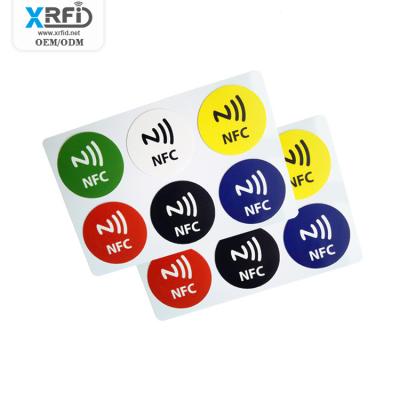 China Waterproof/Waterproof Sticker OEM Tags Customized Epoxy Nfc Tag Waterproof Mobile Phone Sticker nfc Tag for sale