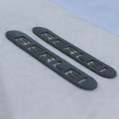 China Sustainable Custom Made Soft Rubber 3D Patch Silicone Heat Transfer Label for sale