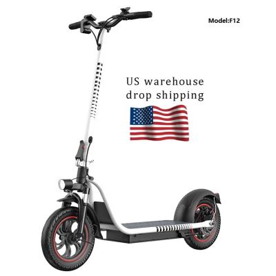 China Unisex USA Warehouse Powerful 500w Fast Big Wheels High Speed ​​Suspension 12 Inch Folding Electric Mobility Kick Scooter For Adult for sale