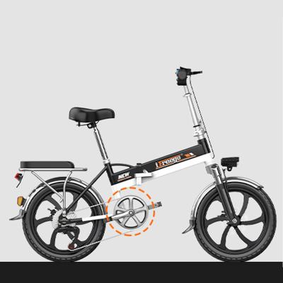 China Wholesale Electric Folding Electric Bicycle Freego Aluminum Alloy Folding E-Bike Portable Bike for sale