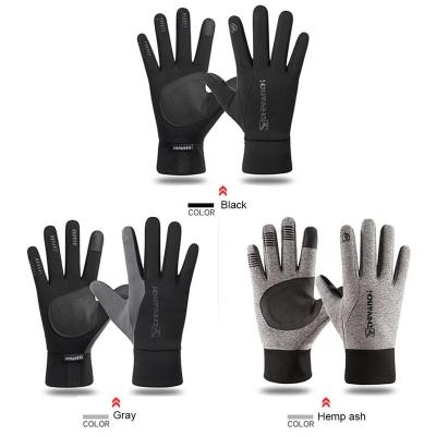 China Winter Men Unisex Women Full Finger Warm Non-slip Cycling Running Motorcycle Ski Touch Screen Gloves Outdoor Sports Gloves for sale