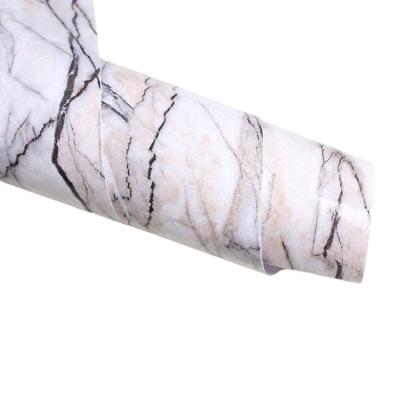 China Pattern Waterproof Self Adhesive Marble Stickers Waterproof Kitchen Furniture Renovation Wallpaper for sale