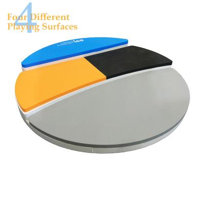 China 12 Inch Silent Rubber Practice Drum Silicone Pad Four Different Playing Surfaces for sale