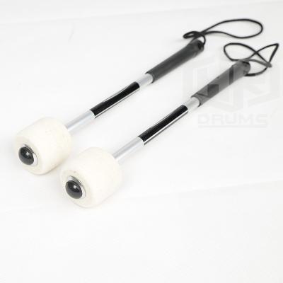 China Bass Drum Accessories Felt Aluminum Marching Mallets for sale