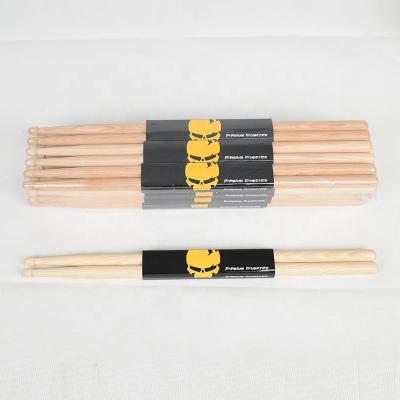 China China Hickory Wood No Logo 5A 5AN Nylon Tip Drum Sticks CH5A for sale