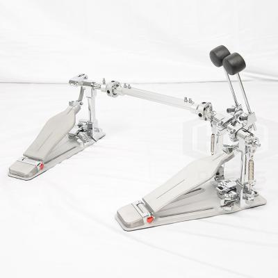 China Double Shaft Zinc Alloy Twin Pedal Direct Drive Low Drum Kick Pedal for sale