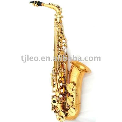 China Professional Gold Lacquer Alto Saxophone Gold Lacquer for sale