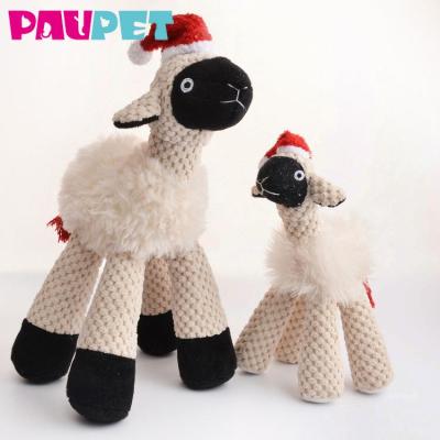 China Viable Hot Sales Wild Animal Pet Toys Suppliers Electronic Dog Squeaking Dog Puzzle Toy Sheep Plush Toy for sale