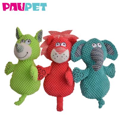 China New 2021 Sustainable Toys Dongguan Pet Supplies Squeak Dog Soft Toys Plush Dogs Animal Toy for sale