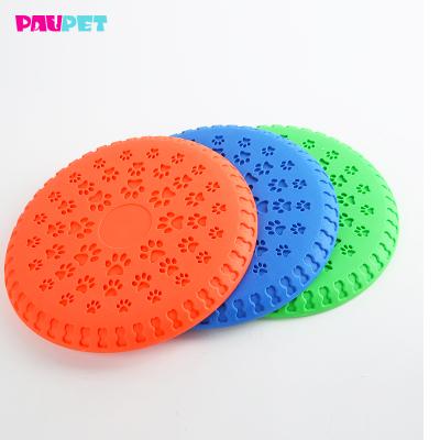 China Viable Pet Supplies Toy Funny Black White Toys Chewing Flying Disc for sale