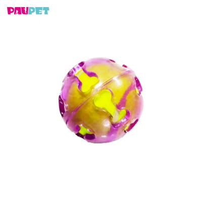 China Stocked Indestructible Rubber Chew Ball Dog Toy for sale