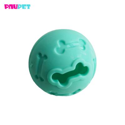 China Viable Plastic Pet Bird Toys TPR Cat Dog Toys Free Samples Silicone Fondant Molds Dog Chew Feeder Ball for sale