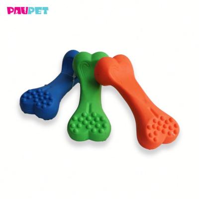 China 2021 New Sustainable Toy Cat Best Selling Dog Products Dog Chew Bone Soft Pet Tpr Toys for sale