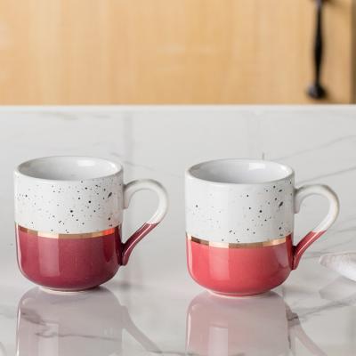 China Latest Arrive Viable 100ml Mini 4 Piece Ceramic Breakfast Cup Set For Home Hotel for sale