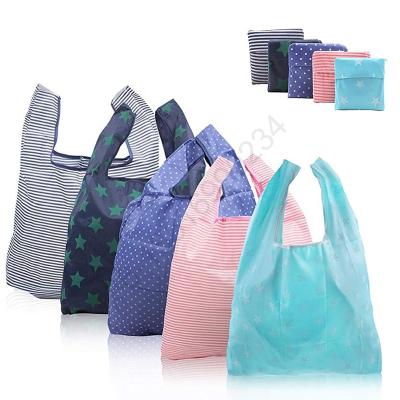 China Custom Reusable Handled Folding Eco Friendly Shopping Bags With Logo for sale