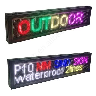 China Manufacturer Best Price Full Color Outdoor Led Advertising Board P10 Outdoor Waterproof RGB Led Display for sale