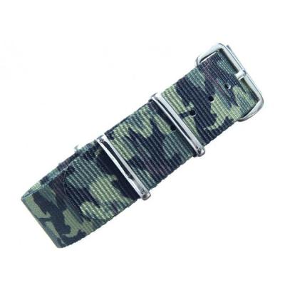 China Watch Accessories Wholesale Custom Camouflage Watch Strap Printed Watch Straps Army Watch Strap for sale