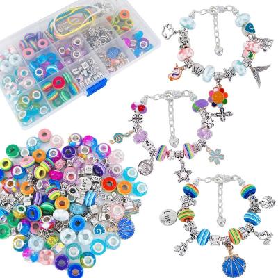 China Fashion BAOYU New Arrival 107 PCS DIY 2022 Jewelry Making Supplies Beads, Charms, Bracelets and Necklaces Set Arts and Crafts for Girls for sale