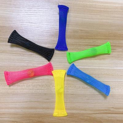 China Rainbow Designs Stir Toys Sensory Stirrer Toy Braided Mesh for Kids Anti-stress Creative Games for Kids FACTORY IN STOCK for sale