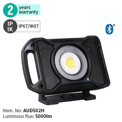 China Rechargeable AUD502H 5000 Lumens LED Super Sound Audio Light for sale