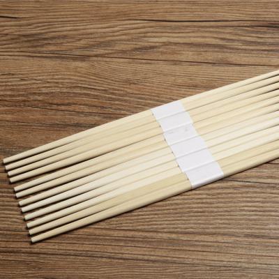 China Disposable Double Tip 24 / 26cm Disposable Natural Carbonized Sushi Cooking Chopsticks for sale